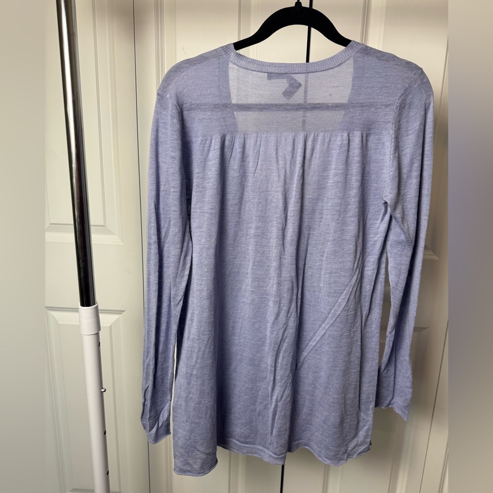 Eileen Fisher silk/linen cardigan - Picture 5 of 6